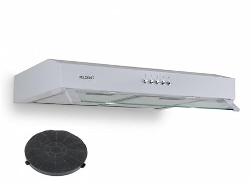 BELDEKO Hotte Casquette 60 cm Blanc Performance A+ - Marque Française