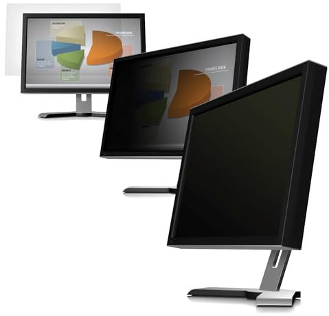 3M 98-0440-4928-0 Standard Blickschutzfilter (47 cm (18,5 Zoll) Display) für Desktop Monitor schwarz