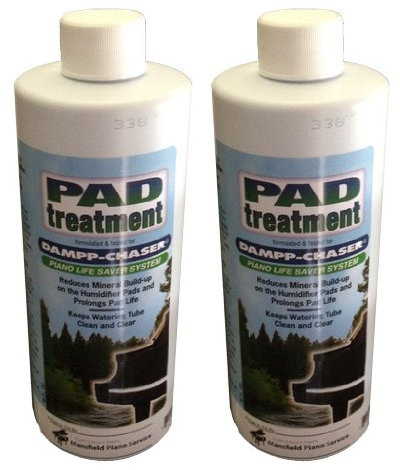 Dampp-Chaser Piano Humidifier Pad Treatment 16 oz Bottle Value Pack - 2/Pack