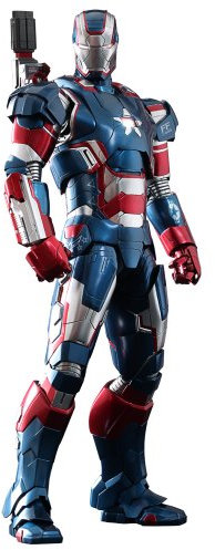 Iron Patriot Iron Man 3 Movie Masterpiece 1/6 Scale Hot Toys Action Figure
