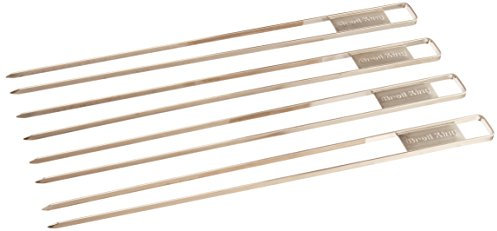 Broil King Grill per Barbecue/Grill, Doppio Set di Spiedi, in Acciaio Inox, 5 x 5 x 5 cm, 64045