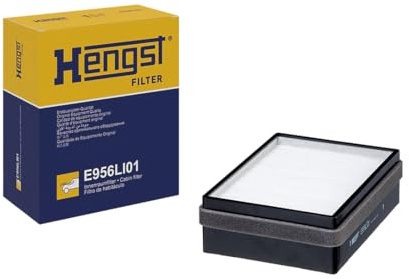 HENGST - Innenraumfilter E956LI01 - Luftfilter für den Innenraum mit Pollenfilter - Filtert Staub & Pollen für Allergiker - Für saubere Luft im KFZ - Automotive Zubehör für Fahrzeuge