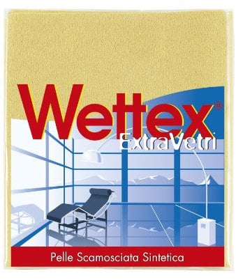Wettex 102156 Panno Extra Vetri, Confezione da 1 Pezzo, Altro, Multicolore, 17.5x1.3x20 cm, 10 unità