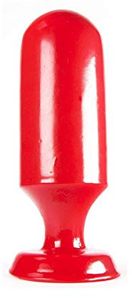 Zizi Plug Anal Maxima en Rouge 16,2 à 5,1 cm