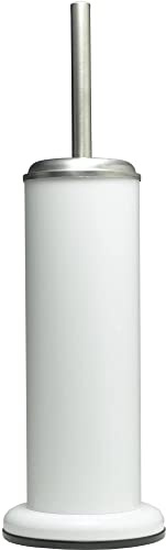 Sealskin Toilettenbürste Acero, WC-Bürstengarnitur aus Edelstahl, Farbe: Weiß