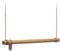 Lind DNA - Swing Hängegarderobe M (80 cm), Eiche Natur/Leder Natur