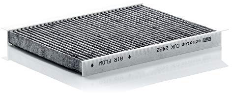 MANN-FILTER CUK 2422 Filtro aria cabina - Filtro Antipolline con Carbonio attivato - per Autovetture + veicoli commeriali