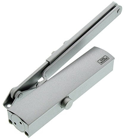 Burg Wächter Türschließer für Innentüren, Hydraulisch, Variabel einstellbar, Breite bis 75 cm, Gewicht bis 20 kg, TS 501 S, Silber, Türbreite bis 75 cm