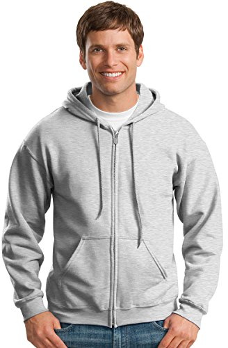 Gildan Men's Fleece Zip Hoodie Sweatshirt, Style G18600, Multipack Shirt (Pack of 1)