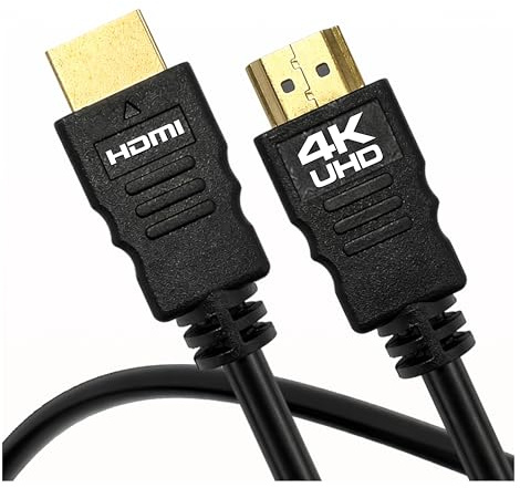 Status 2 Metre HDMI Lead | Black High Speed 6mm Gold Plated Cable | S2MGPHDMI1PK8