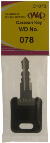 W4 WD Replacement Caravan Key No078 - Black