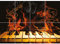Doppelganger33 LTD Hot Jazz Piano Fire XL Giant Panel Poster Art Print (8 Sections)