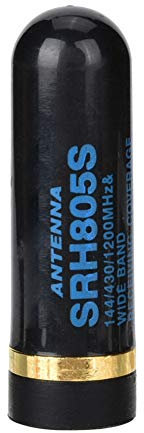 SMA external antenna, 5 cm SRH 805S Walkie Talkie UV double antenna with brass connector, for BAOFENG UV3R UV100 / for HYT TH-F5, TH-2R / for YAESU Vertex