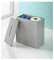 Saxony® Bathroom Storage Tidy Box Wooden Small Toilet Cleaning Product Furniture Unit Grey Crisp Finish Cupboard Decor Slim Floor Standing Design cabinets
