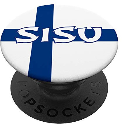 Finnisches Sisu PopSockets PopGrip: Ausziehbarer Sockel und Griff für Handys/Tablets mit Tauschbarem Top