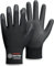 KAYGO Thermo Arbeitshandschuhe PU beschichtet für Herren Damen 12 Paar, antirutsch Grip, Gefütterte Schutzhandschuhe für Winter Arbeit Kühlhaus Lager Bau bei kaltem Wetter, KG11W (Schwarz, XL, Gr 10)