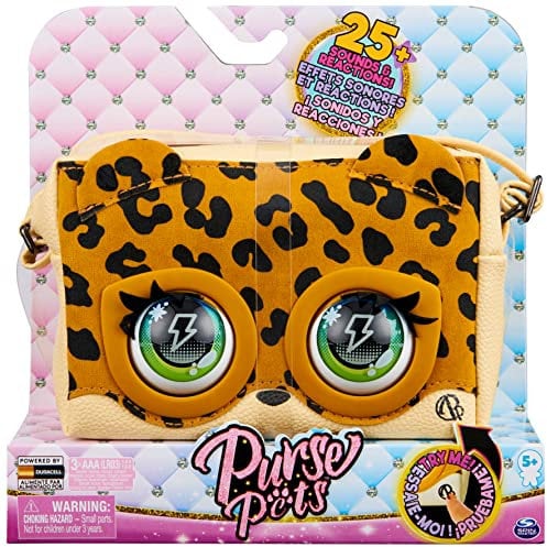 Purse Pets Leoluxe Leopard Tasche - Wird mit interaktiven Funktionen lebendig