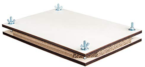Rayher pressa per foglie e fiori, legno naturale certificato FSC, 21 x 30 cm, per conservare fiori e fogli, lavori creativi, 27000505