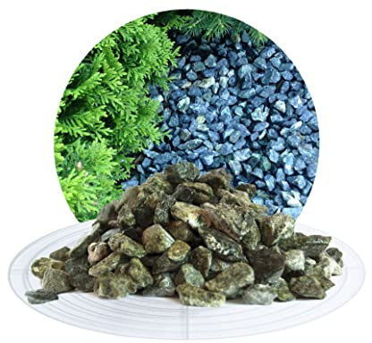 PSB Dekosteine für den Garten, Grün, Minze, 20-40 mm, 20 kg Sack