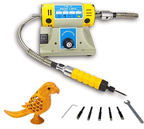 Electric Wood Carving Machine Electric Wood Chisel Carving Tool with Polishing and Grinding Wheel 280W 220V