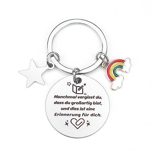 Piglagogo Schlüsselanhänger Freundin Geschenke für Mutmacher Geschenk Aufmunterung Mädchen Geburtstagsgeschenk Frauen Abschiedsgeschenk Beste