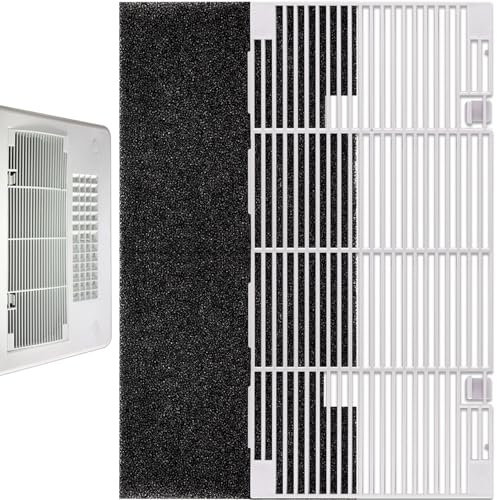 weideer Griglia d'aria canalizzata A/C per Dometic, Duo-Therm RV Climatizzatore, Copertura del condizionatore d'aria RV con filtro CA RV di ricambio per Dometic 3104928.019 Polar White 35,8 x 19,6 cm