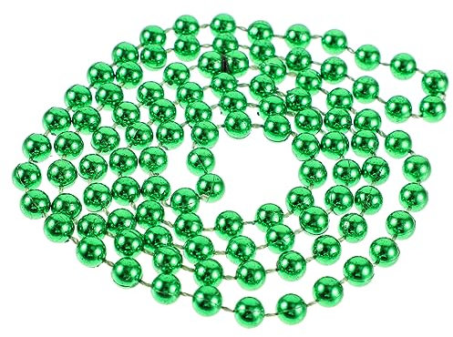 TOYANDONA 5st Metallperlengirlande Karnevalsperlenkette Karneval Perlenkette Mardi Gras Perlenkette Urlaubsperlenkette Mardi-Gras-perlen Karnevals-perlenketten Einzigartig Plastik Kleidung