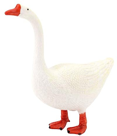 Kisangel Kunststoff-dekorationsfigur Schwan Realistisches Desktop-Ornament Für Kinderzimmer Büro Und Zuhause Als Für Kreative Deko-Ideen Detailgetreu Und Platzsparend