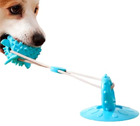 fanelod Jouet à mâcher pour Chien, Jouet à Ventouse pour Chien, Jouet à Corde pour Chien d'interaction, Jouet à mâcher pour Animal de Compagnie, Jouet à Tirer pour Morsure de Chien