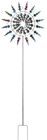 Einzigartige Und Magische Metall Windmühle, Kinetische Windrad Garten Metall, Metall Windmühle, Magische Windmühle, Rasen Wind Spinners Für Outdoor Wind Catcher Yard Patio