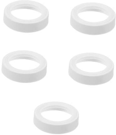 TOPBATHY 5st Zubehör Für Thermosflaschen Dichtungsring Für Vakuumflaschen Ring Für Flasche Dichtungsringe Versiegelte Dichtung Flaschenring Runder Dichtungsring Flaschendichtring Gummi Weiß
