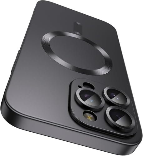 xShield Case. für iPhone 16 Pro Max Hülle für MagSafe – iPhone 16 Case Matt Schwarz - zusätzlicher Kameraschutz (iPhone 16 Pro Max)