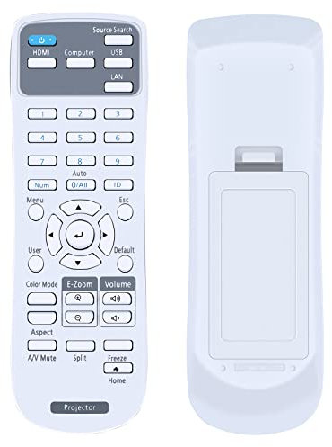 GOUYESHO Neu 219863500 Ersatz Beamer Fernbedienung für Epson EB-FH52 FH06 992F EH-TW740 TW750 TW710 EB-W51 W06 W49 W52 X06 X49 X51 X500 EB-720 725W 725Wi 735F 735Fi 972 982W EB-1480Fi 1481Fi E20 E500