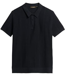 Superdry Herren Kurzärmeliges Strick-Polohemd
