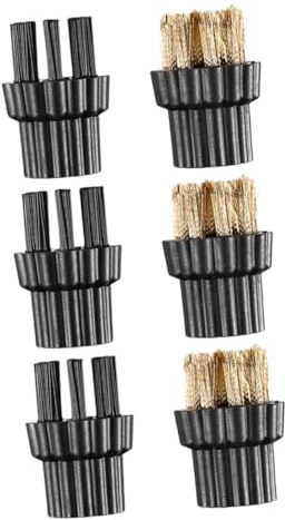 IWOWHERO Cleaning Machine Brush Heads Set for Steam Mop and Pressure Washer 6pcs Rotary Soap Brush Accessories for Household Steam Cleaning Replacement Parts for High-pressure Washers