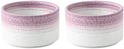 Souffle molds Set of 2, Perfect for Muffins, Cupcakes, Creme brûlée or as dip Bowls, Oven-Proof Porcelain,-A
