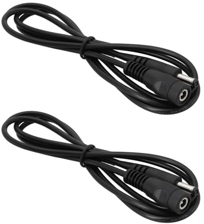 EMSea 2pcs 4.0x1.7mm DC Extension Cable Compatible with AM-AZON Echo Dot 1-5th Gen(1m)