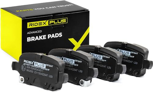 RIDEX PLUS 402B1261P Bremsbelagsatz Bremsbeläge Hinten mit Zubehör Kompatibel mit OPEL Astra K Sports Tourer B16