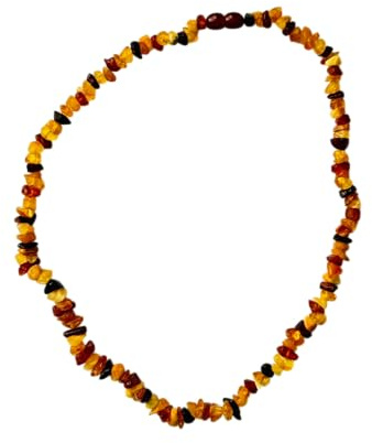 Generisch Natürliche Bernsteinketten, Honig- und Braunbernstein, handgefertigt, 45 cm