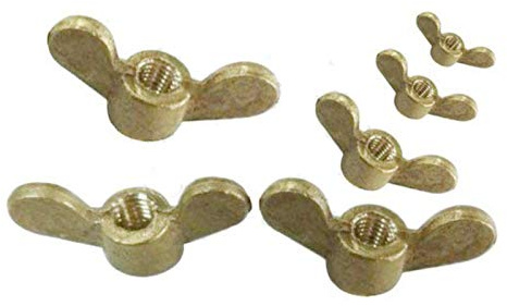 Dadi ad alette, elementi di fissaggio, farfalla a farfalla in ottone con dadi ad alette(M10*1.5)