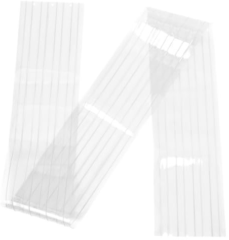 HANABASS PVC Hundehüttenvorhang Transparent Weicher Türvorhang Zuschneidbar Winddicht und Wärmeisolierend für Hundehütten und Haustierzwinger
