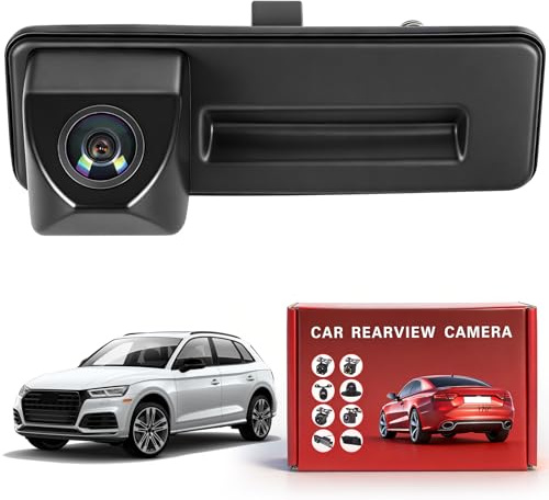 HD 1080P Auto Rückfahrkamera Ersatz für Skoda Octavia 2 3 Audi A5 2011-2014 | 170 Grad Weitwinkel Auto Nachtsicht Rückfahrkamera Parkkamera Wasserdicht