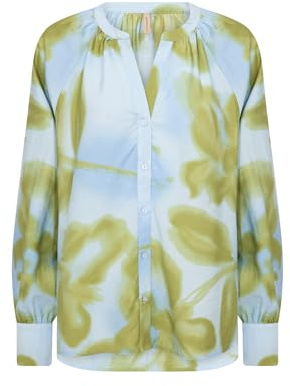 SOYACONCEPT SC-CATE 2 - modische Bluse Damen - stylischer Tie-Dye-Druck - L