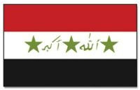 Flagge 90 x 150 : Irak