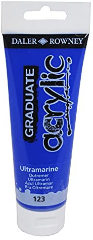 Graduate Acrylic - Pintura acrílica (120 ml), color azul