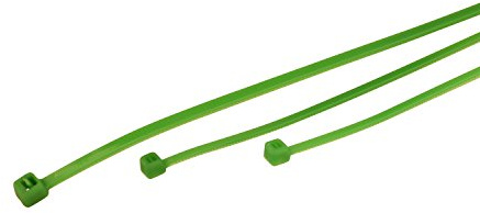 UNITEC Kabelbinder-Set grün 50tlg, 50 Stück