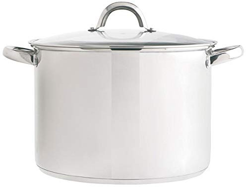 Quid Ottawa - Olla de 24 cm con tapa, acero inoxidable