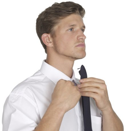 Yoko Krawatte zum Anstecken, Schwarz, Größe O/S