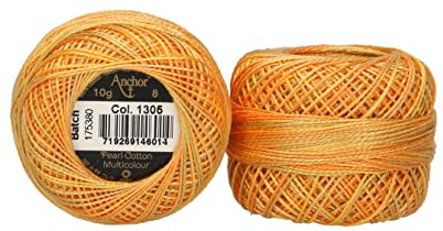 Anchor Perlgarn 8 Multicolor, 4518008-01305, Farbe:1305, Stickgarne
