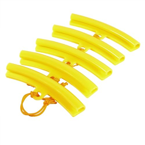 5x Car Tire Changer Guard Rim Protector Tyre Wheel Changing Edge Savers Tool (Yellow)
